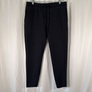 Express Joggers Women's Medium Black Pull On Drawstring Pockets Cotton Blend